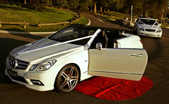 Luxury wedding car hire